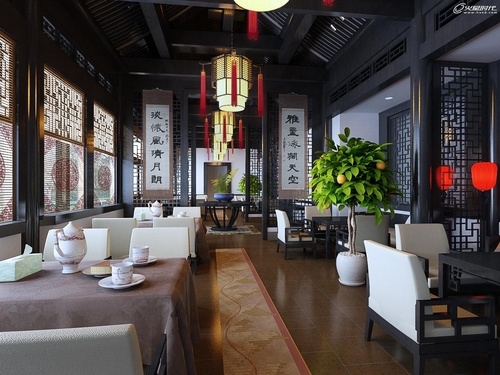 复古中国风!3ds+max打造豪华中式餐厅