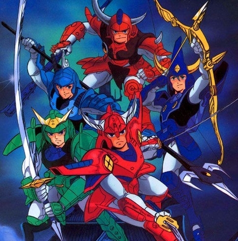 90-00年代出品动画: 《地球超人》(1990年) 土地,火,风,水,心灵,把