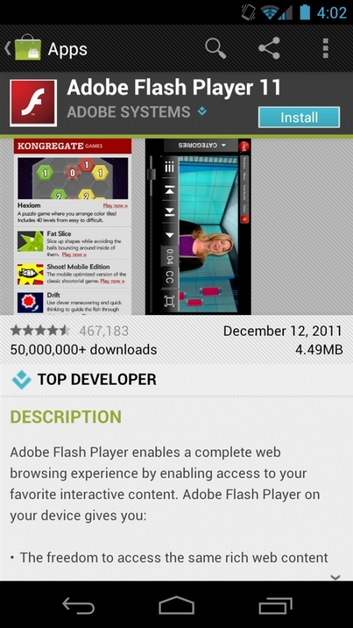 سŵFlashѿ֧Android 4.0